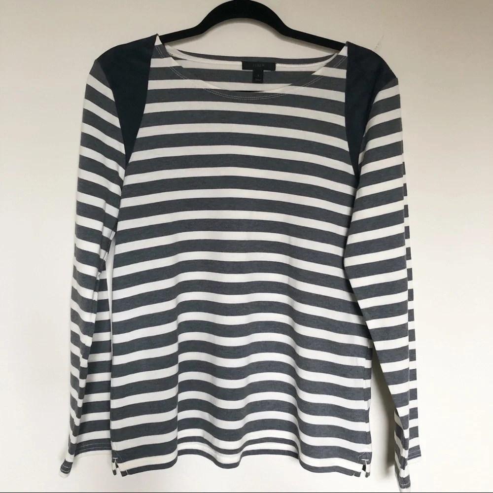 J. Crew striped blouse​​​​​‎